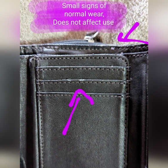 d-fusion brand, grey colour tri fold small wallet, lots of space, GUC - Picture 9 of 14